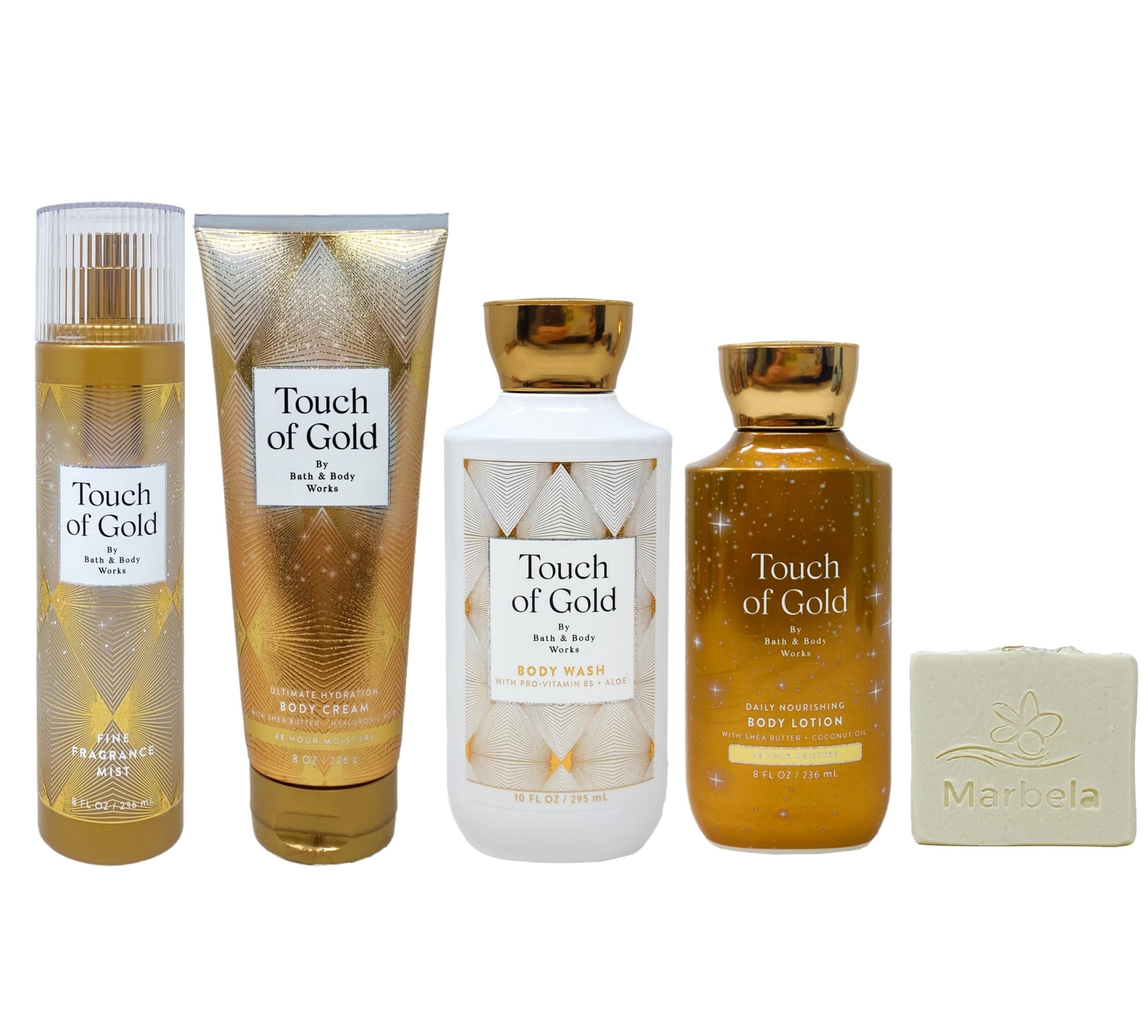 Amazon.com : Bath & Body Works Touch Of Gold Deluxe Gift Set